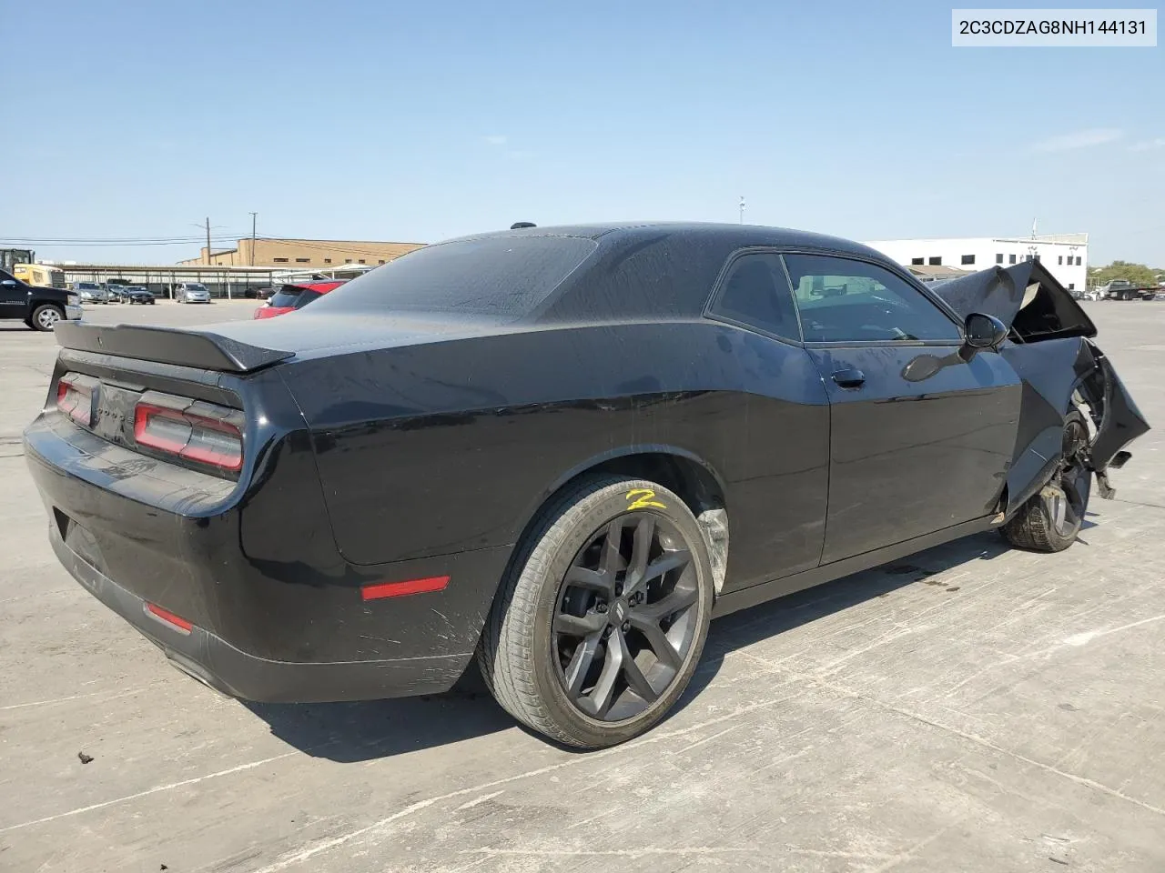 2022 Dodge Challenger Sxt VIN: 2C3CDZAG8NH144131 Lot: 75321054