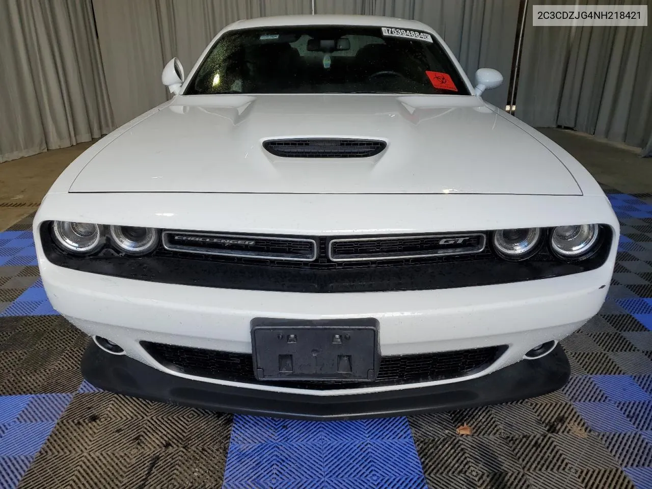 2022 Dodge Challenger Gt VIN: 2C3CDZJG4NH218421 Lot: 75394884