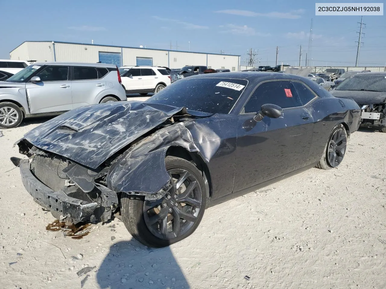 2022 Dodge Challenger Gt VIN: 2C3CDZJG5NH192038 Lot: 75412514