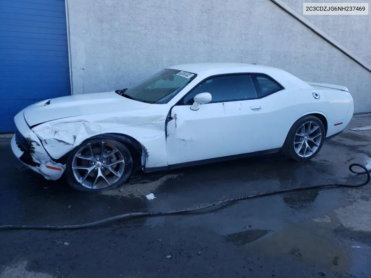 2022 Dodge Challenger Gt VIN: 2C3CDZJG6NH237469 Lot: 75515914