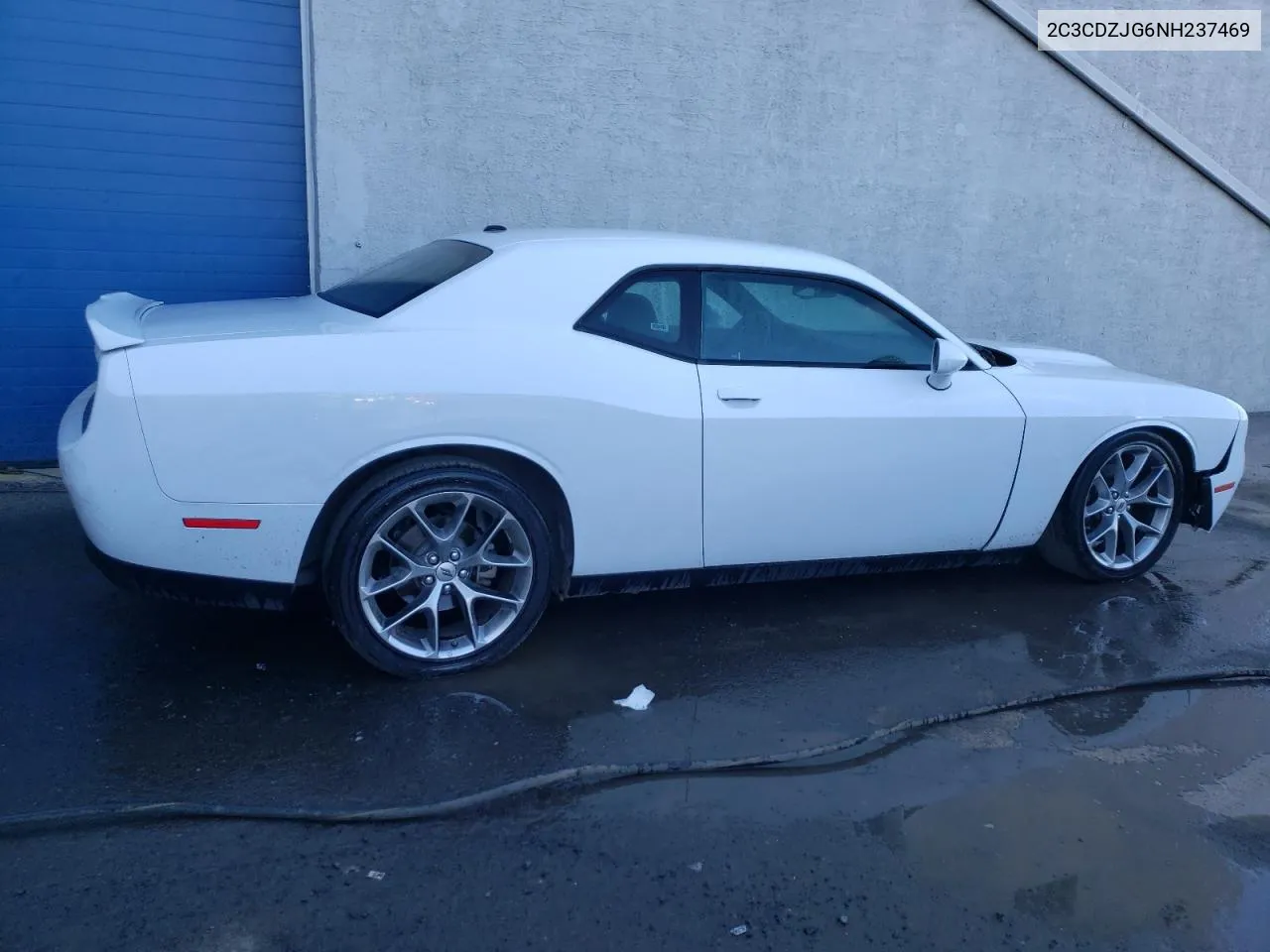 2022 Dodge Challenger Gt VIN: 2C3CDZJG6NH237469 Lot: 75515914