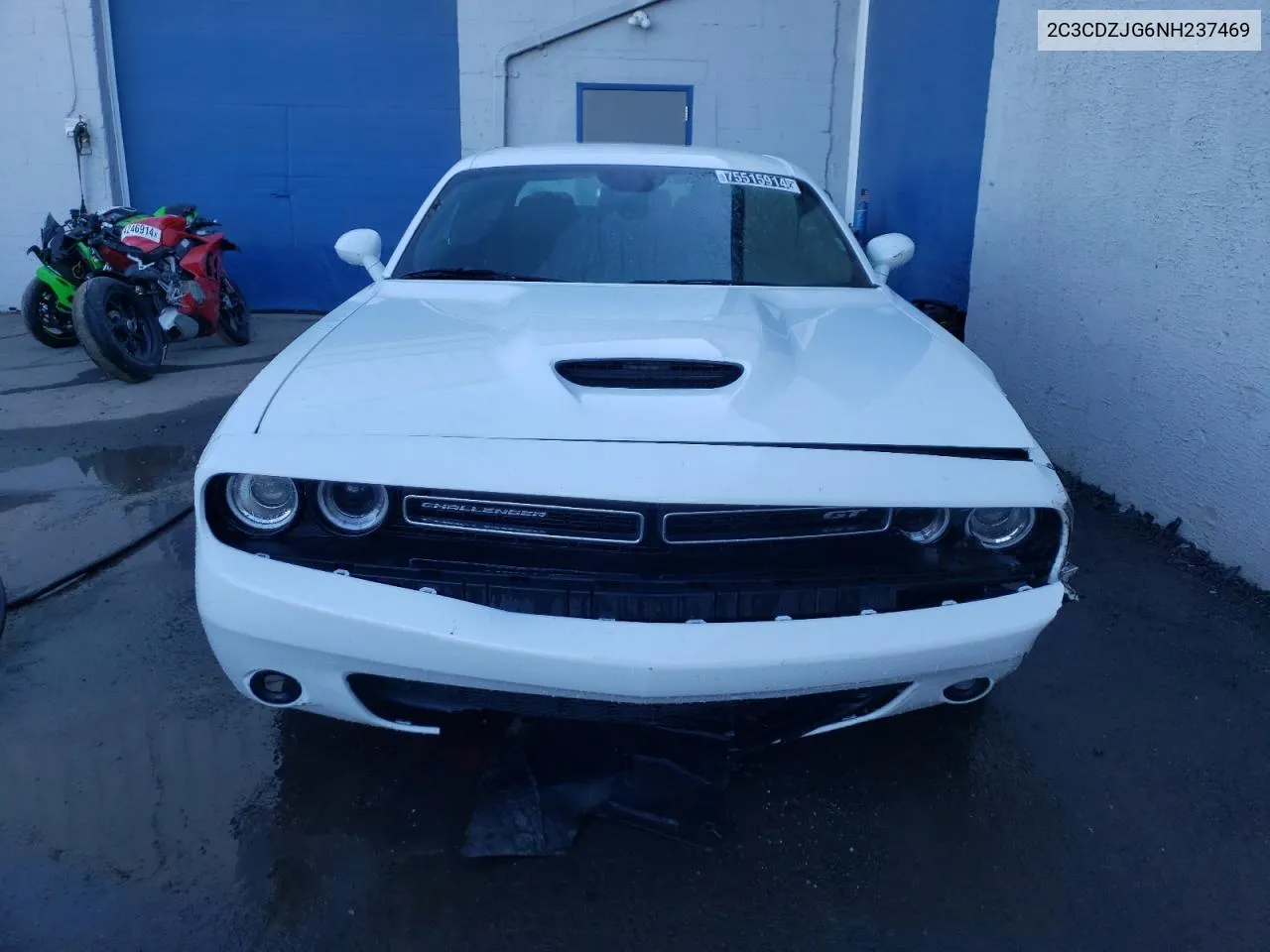 2022 Dodge Challenger Gt VIN: 2C3CDZJG6NH237469 Lot: 75515914