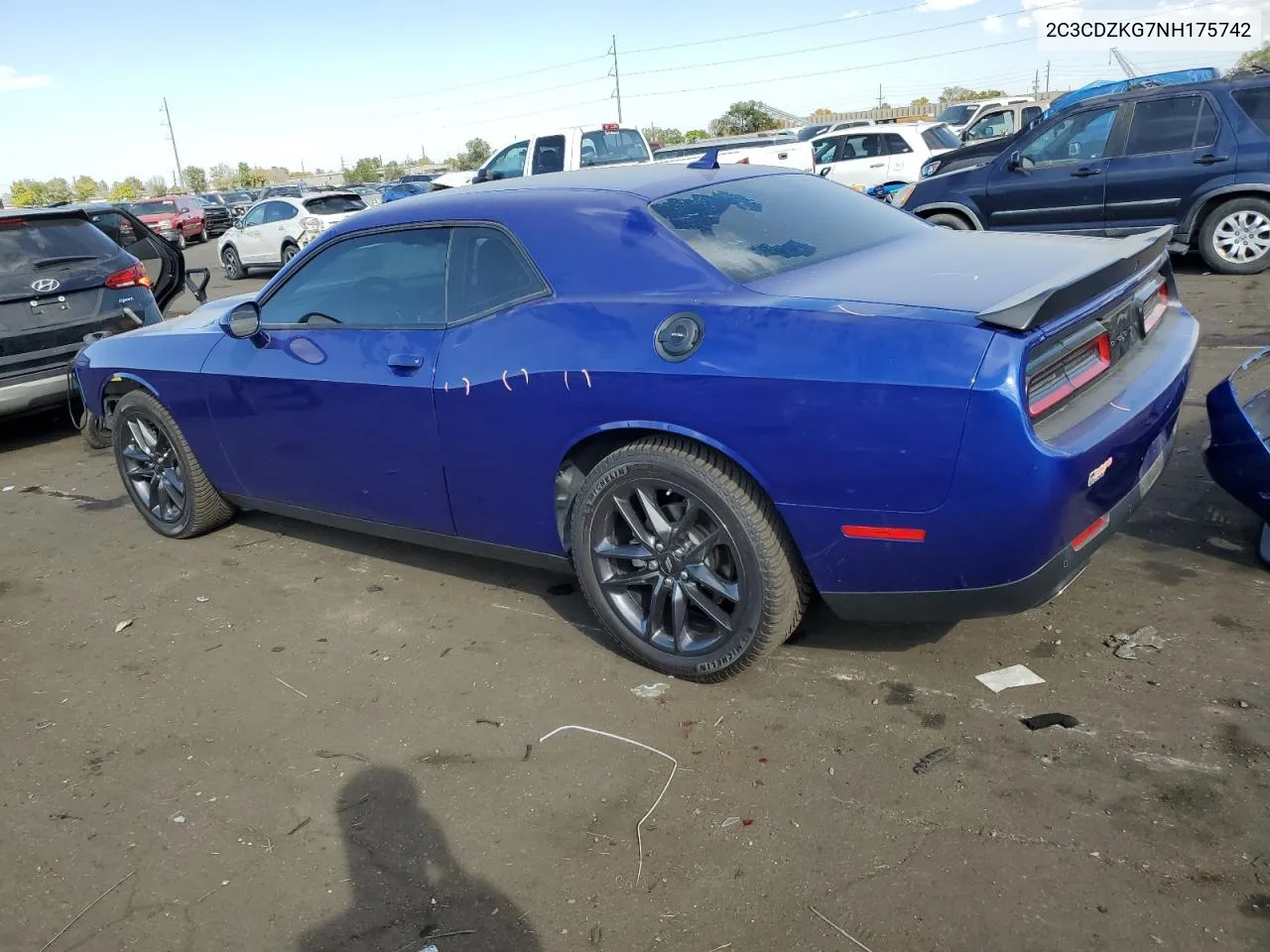 2022 Dodge Challenger Gt VIN: 2C3CDZKG7NH175742 Lot: 75826544