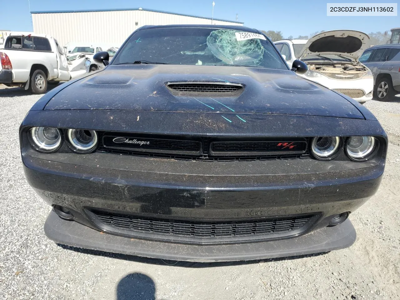 2022 Dodge Challenger R/T Scat Pack VIN: 2C3CDZFJ3NH113602 Lot: 75891484