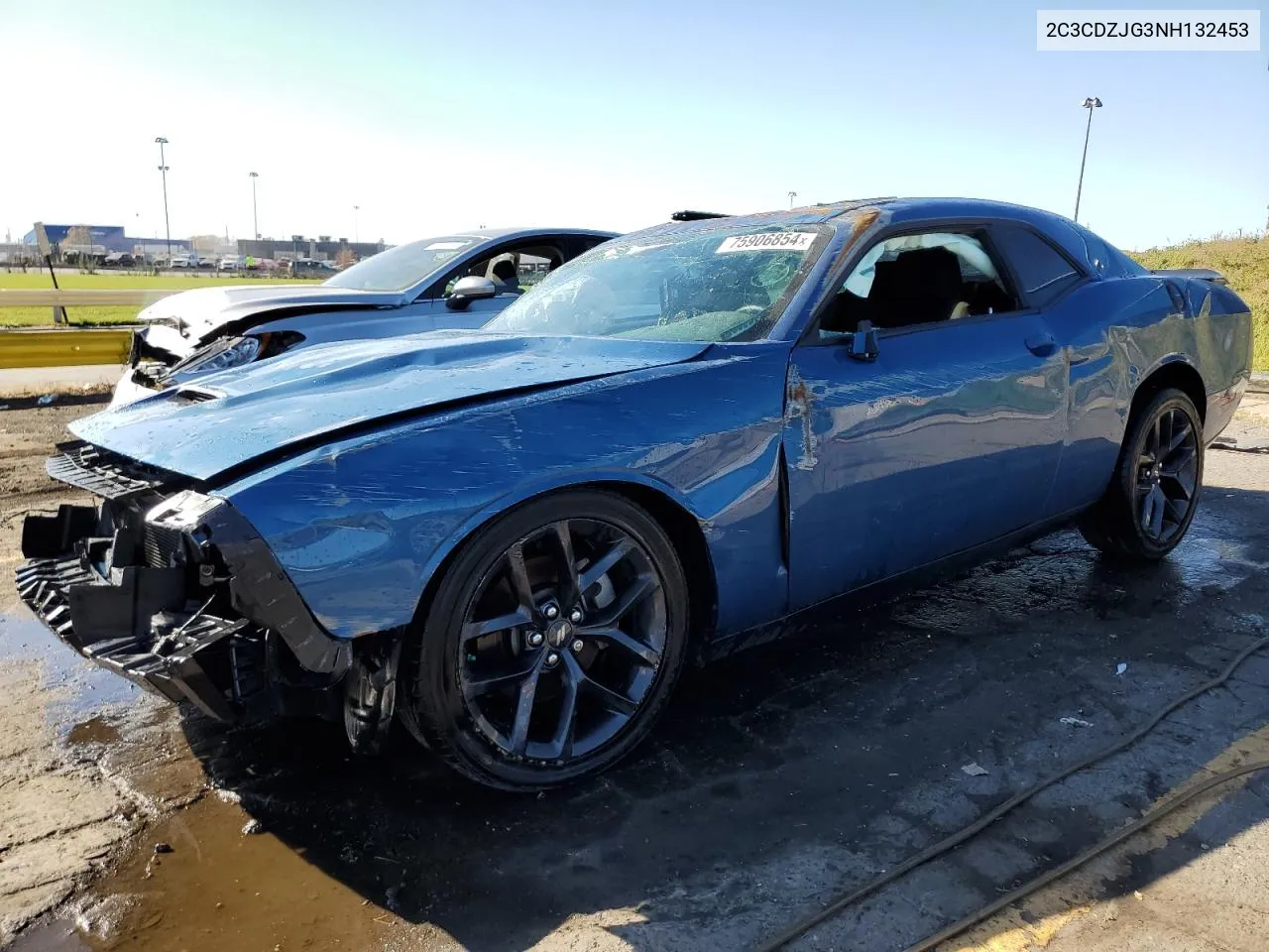 2022 Dodge Challenger Gt VIN: 2C3CDZJG3NH132453 Lot: 75906854