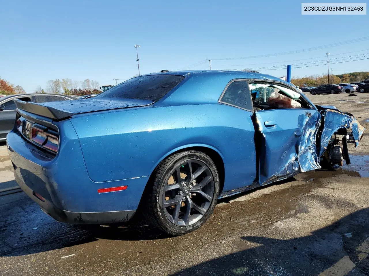 2022 Dodge Challenger Gt VIN: 2C3CDZJG3NH132453 Lot: 75906854