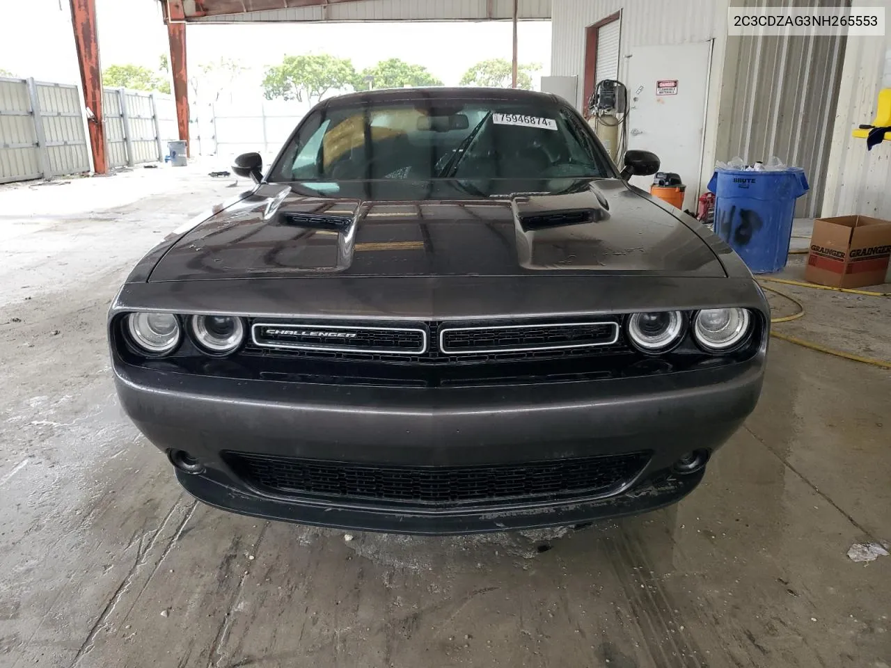 2022 Dodge Challenger Sxt VIN: 2C3CDZAG3NH265553 Lot: 75946874