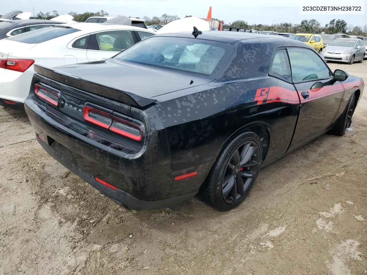 2022 Dodge Challenger R/T VIN: 2C3CDZBT3NH238722 Lot: 75948654