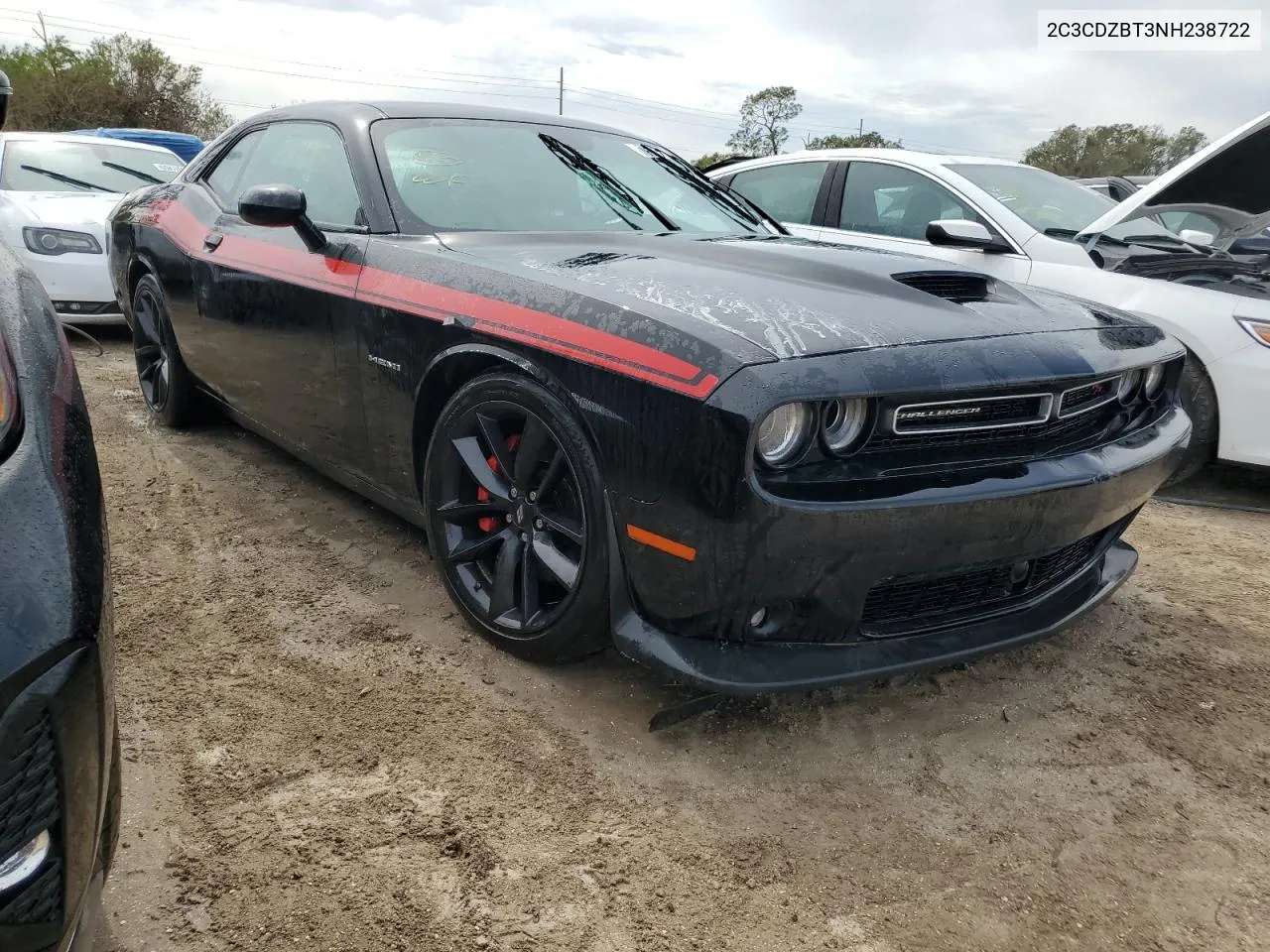 2022 Dodge Challenger R/T VIN: 2C3CDZBT3NH238722 Lot: 75948654