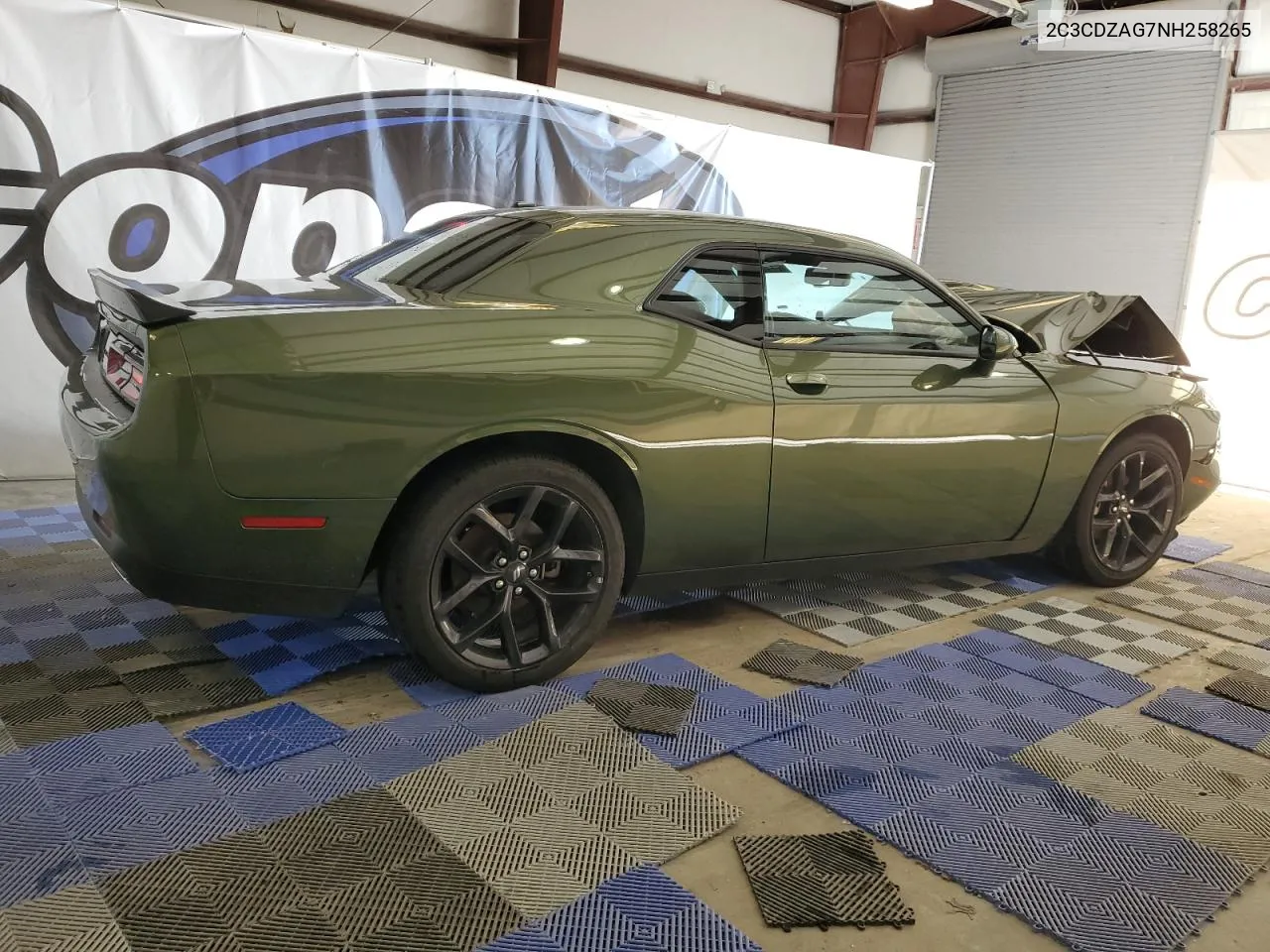 2022 Dodge Challenger Sxt VIN: 2C3CDZAG7NH258265 Lot: 76316524