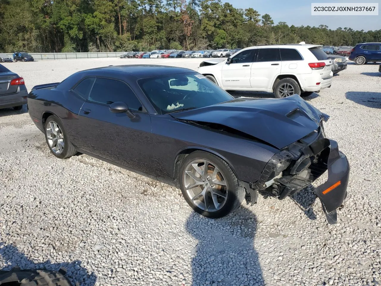 2022 Dodge Challenger Gt VIN: 2C3CDZJGXNH237667 Lot: 76490894