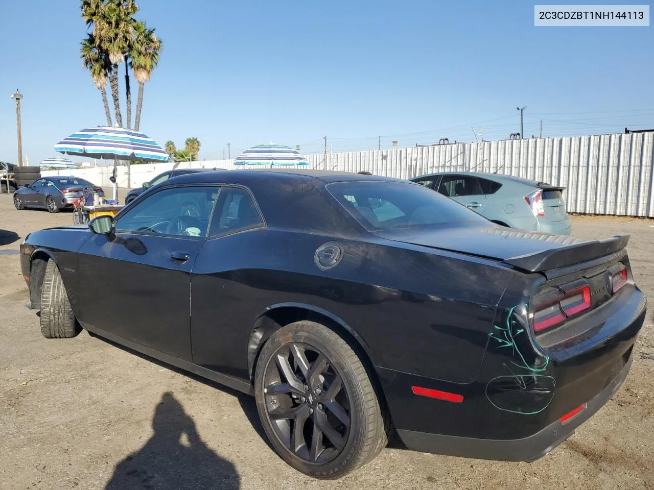 2022 Dodge Challenger R/T VIN: 2C3CDZBT1NH144113 Lot: 76630174