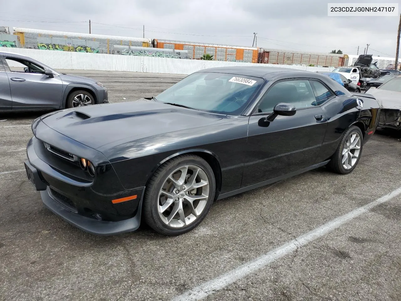 2022 Dodge Challenger Gt VIN: 2C3CDZJG0NH247107 Lot: 76630984