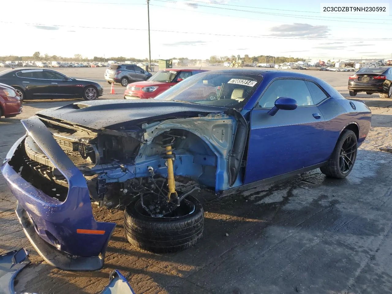 2022 Dodge Challenger R/T VIN: 2C3CDZBT9NH230592 Lot: 76653914