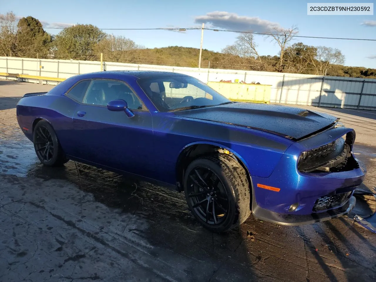 2022 Dodge Challenger R/T VIN: 2C3CDZBT9NH230592 Lot: 76653914