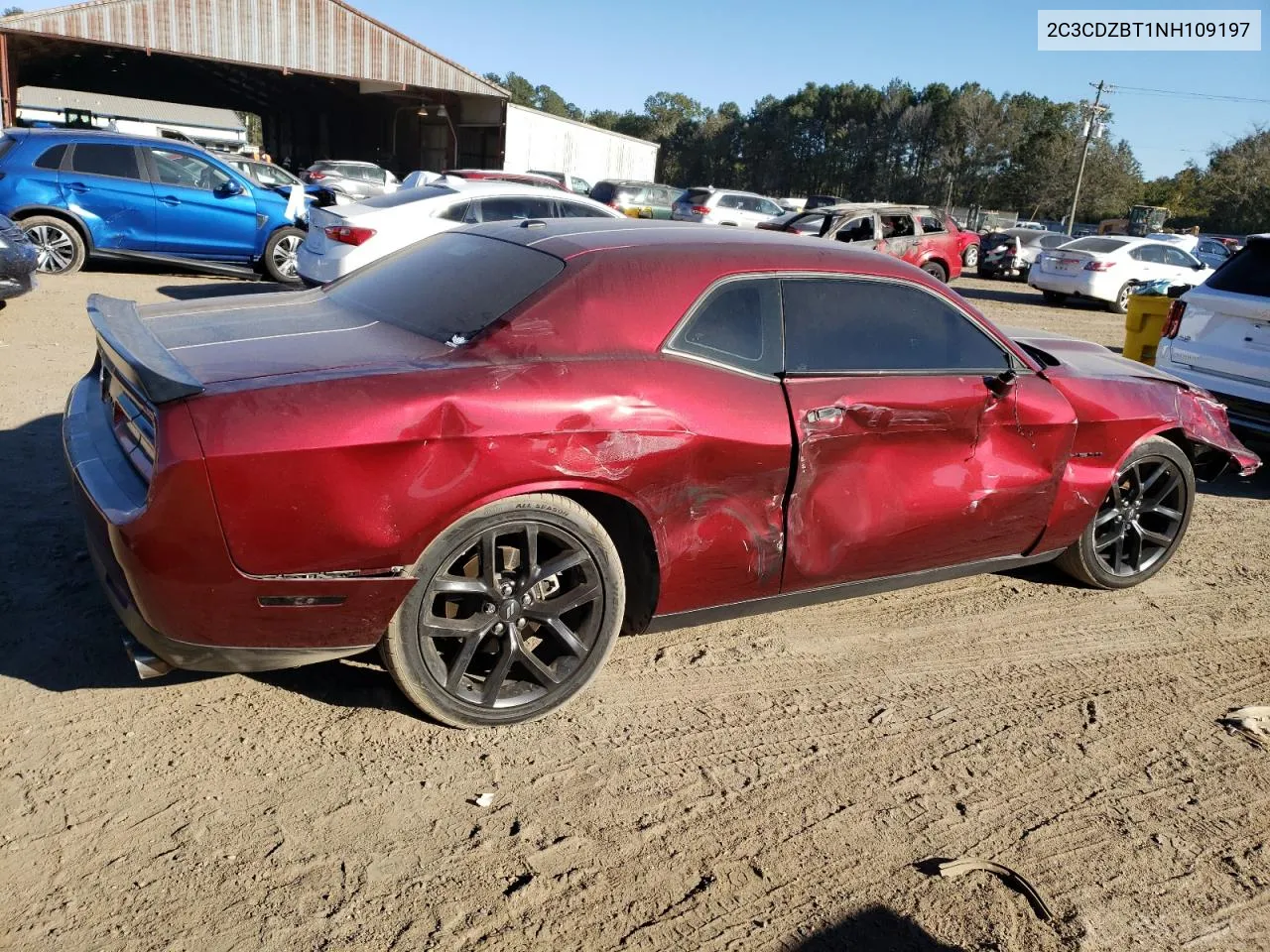 2022 Dodge Challenger R/T VIN: 2C3CDZBT1NH109197 Lot: 76740674