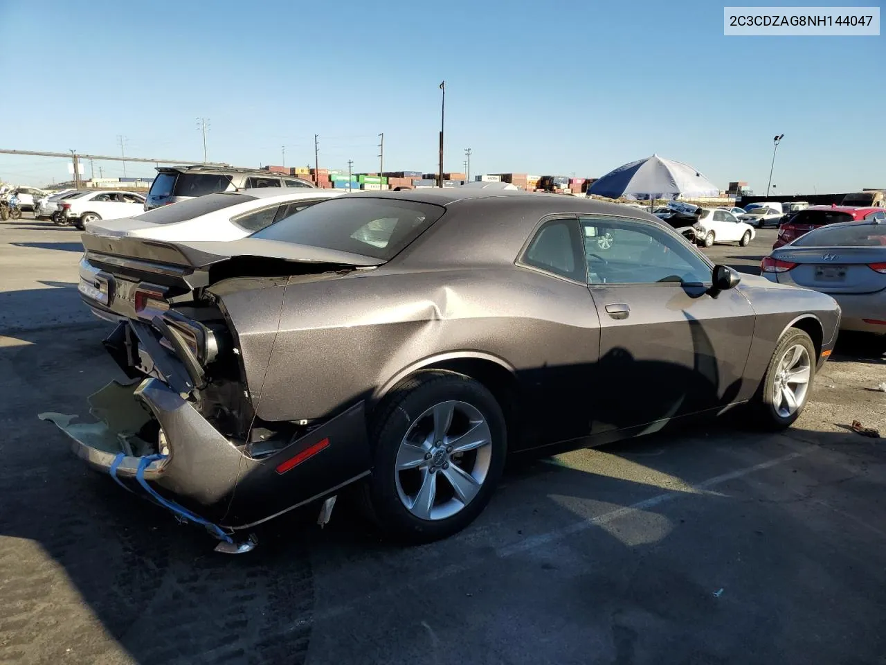 2022 Dodge Challenger Sxt VIN: 2C3CDZAG8NH144047 Lot: 77027614