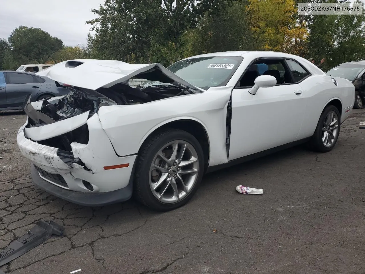 2022 Dodge Challenger Gt VIN: 2C3CDZKG7NH175675 Lot: 77122374