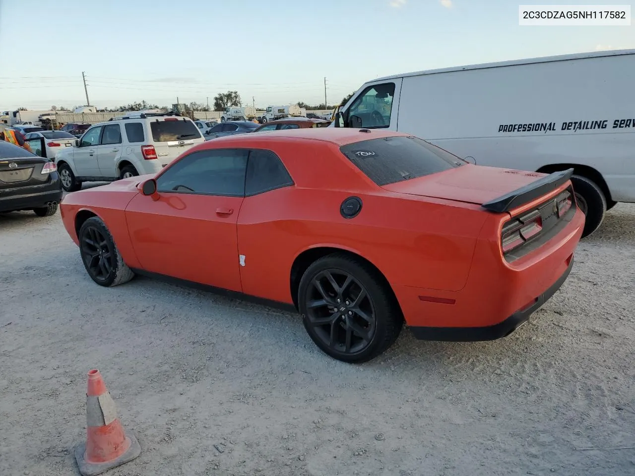 2022 Dodge Challenger Sxt VIN: 2C3CDZAG5NH117582 Lot: 77273424