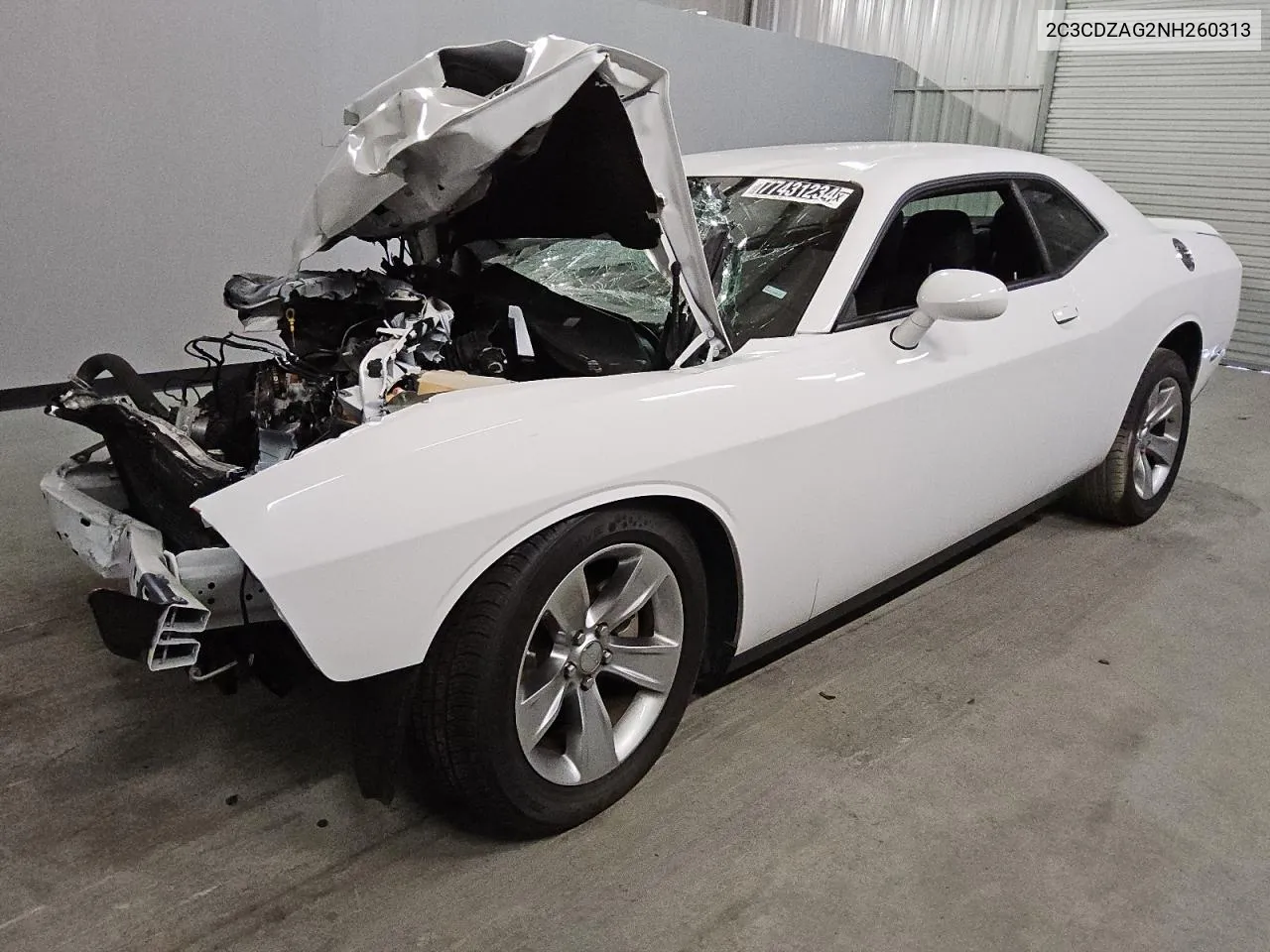 2022 Dodge Challenger Sxt VIN: 2C3CDZAG2NH260313 Lot: 77431234