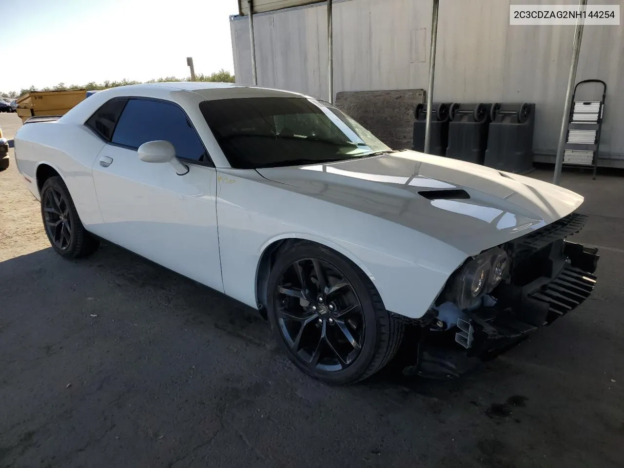 2022 Dodge Challenger Sxt VIN: 2C3CDZAG2NH144254 Lot: 77447334