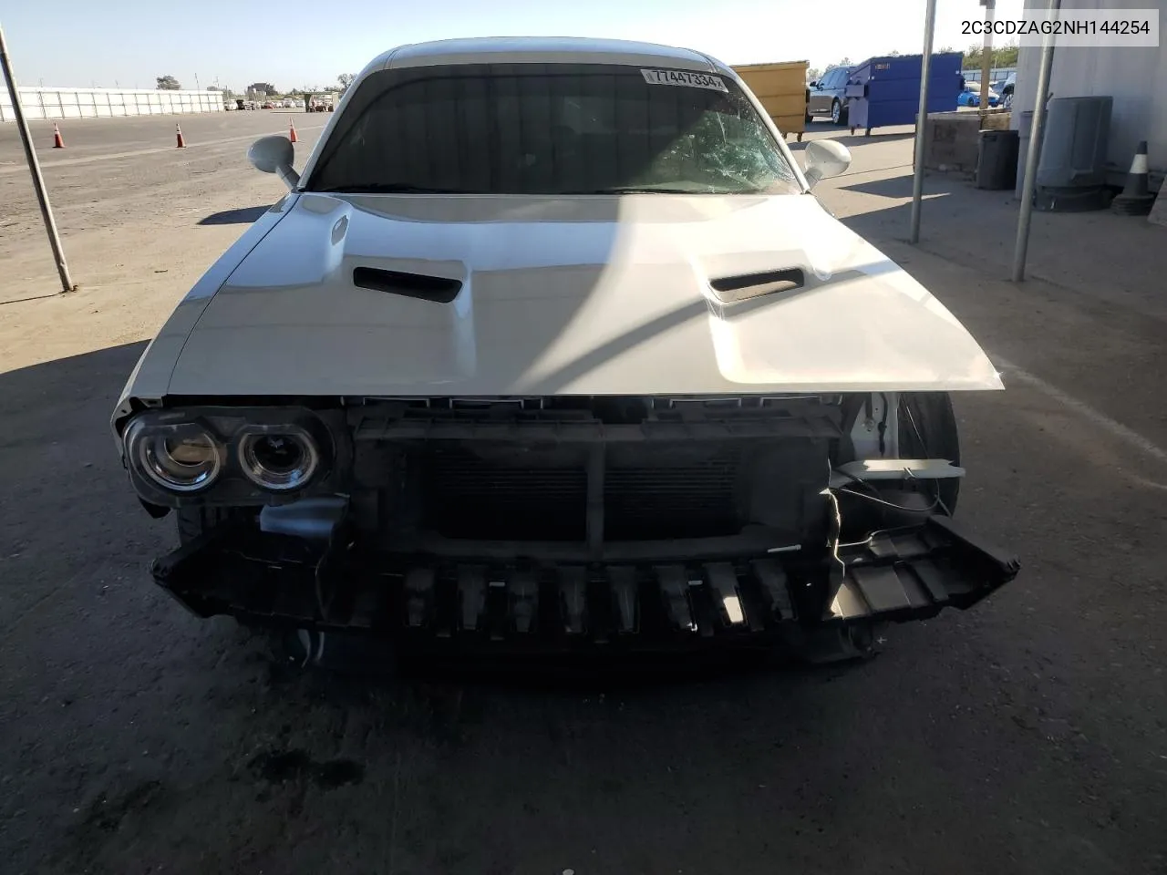 2022 Dodge Challenger Sxt VIN: 2C3CDZAG2NH144254 Lot: 77447334