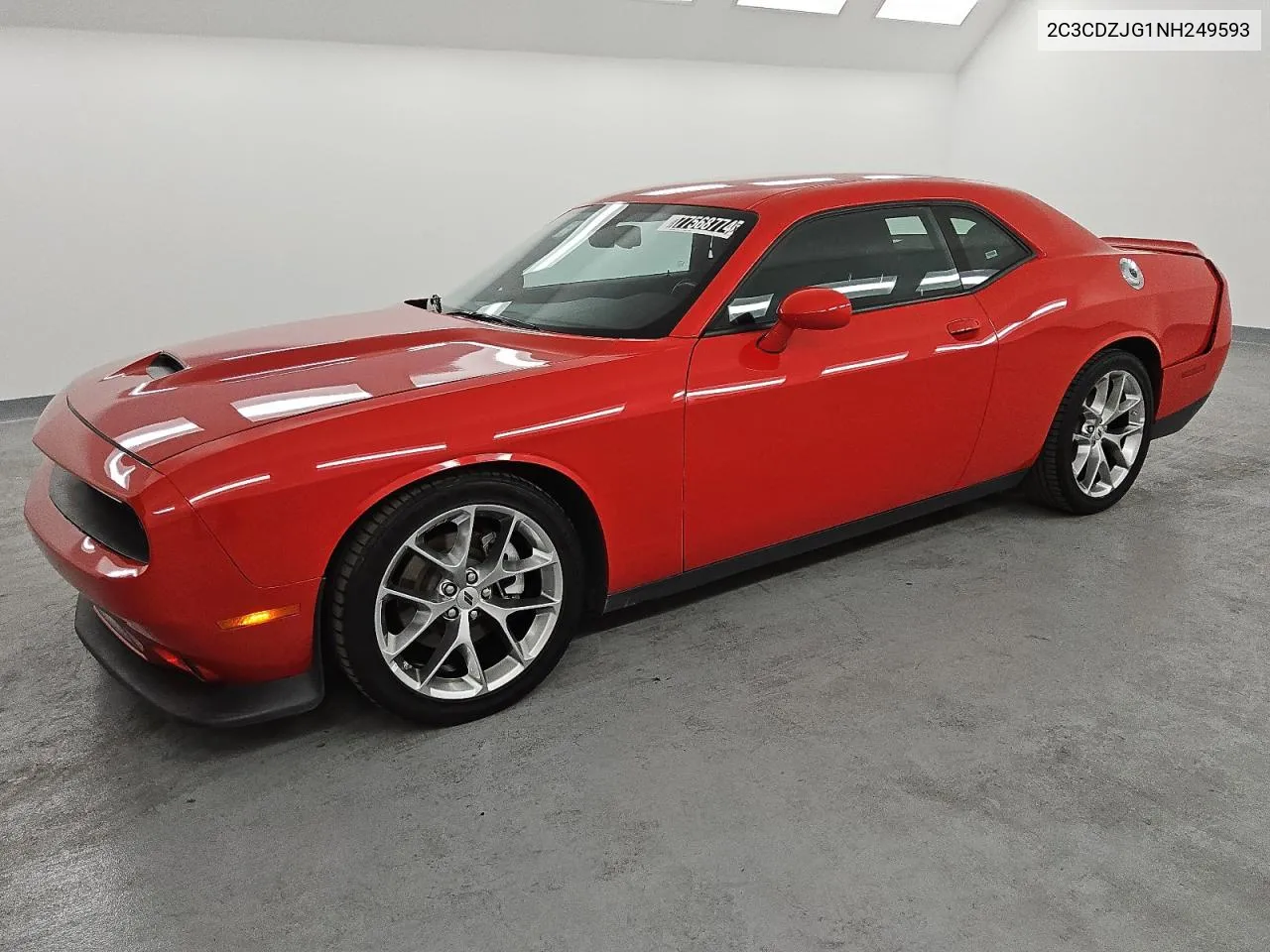 2022 Dodge Challenger Gt VIN: 2C3CDZJG1NH249593 Lot: 77568774