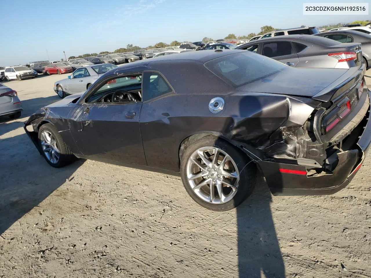 2022 Dodge Challenger Gt VIN: 2C3CDZKG6NH192516 Lot: 77787664