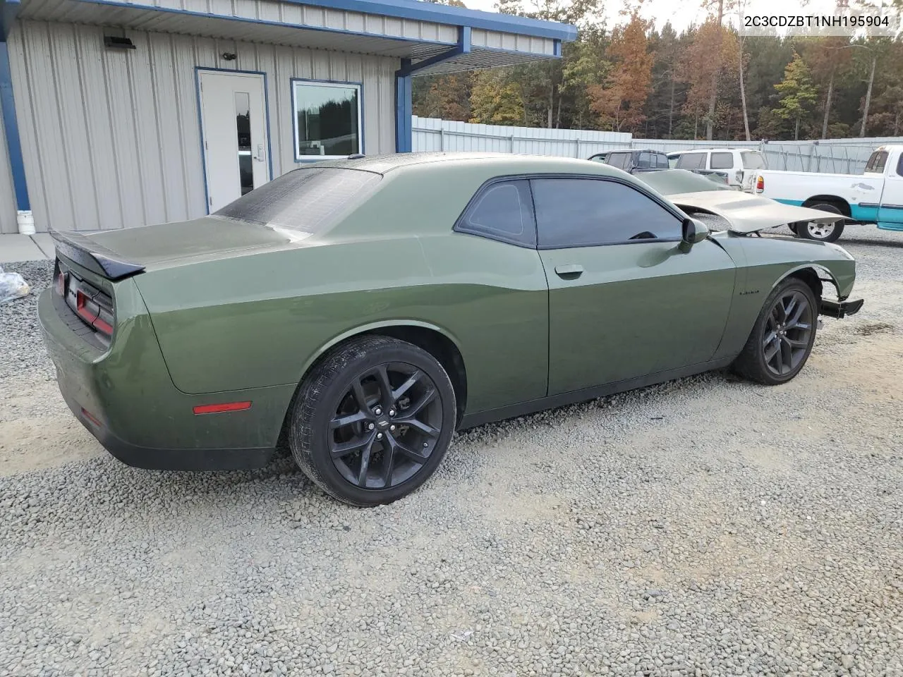 2022 Dodge Challenger R/T VIN: 2C3CDZBT1NH195904 Lot: 77905564