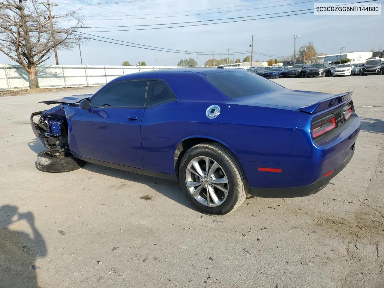 2022 Dodge Challenger Sxt VIN: 2C3CDZGG6NH144880 Lot: 78464094