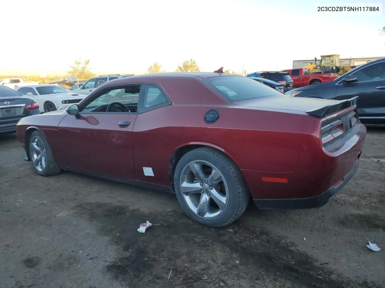 2022 Dodge Challenger R/T VIN: 2C3CDZBT5NH117884 Lot: 78540594