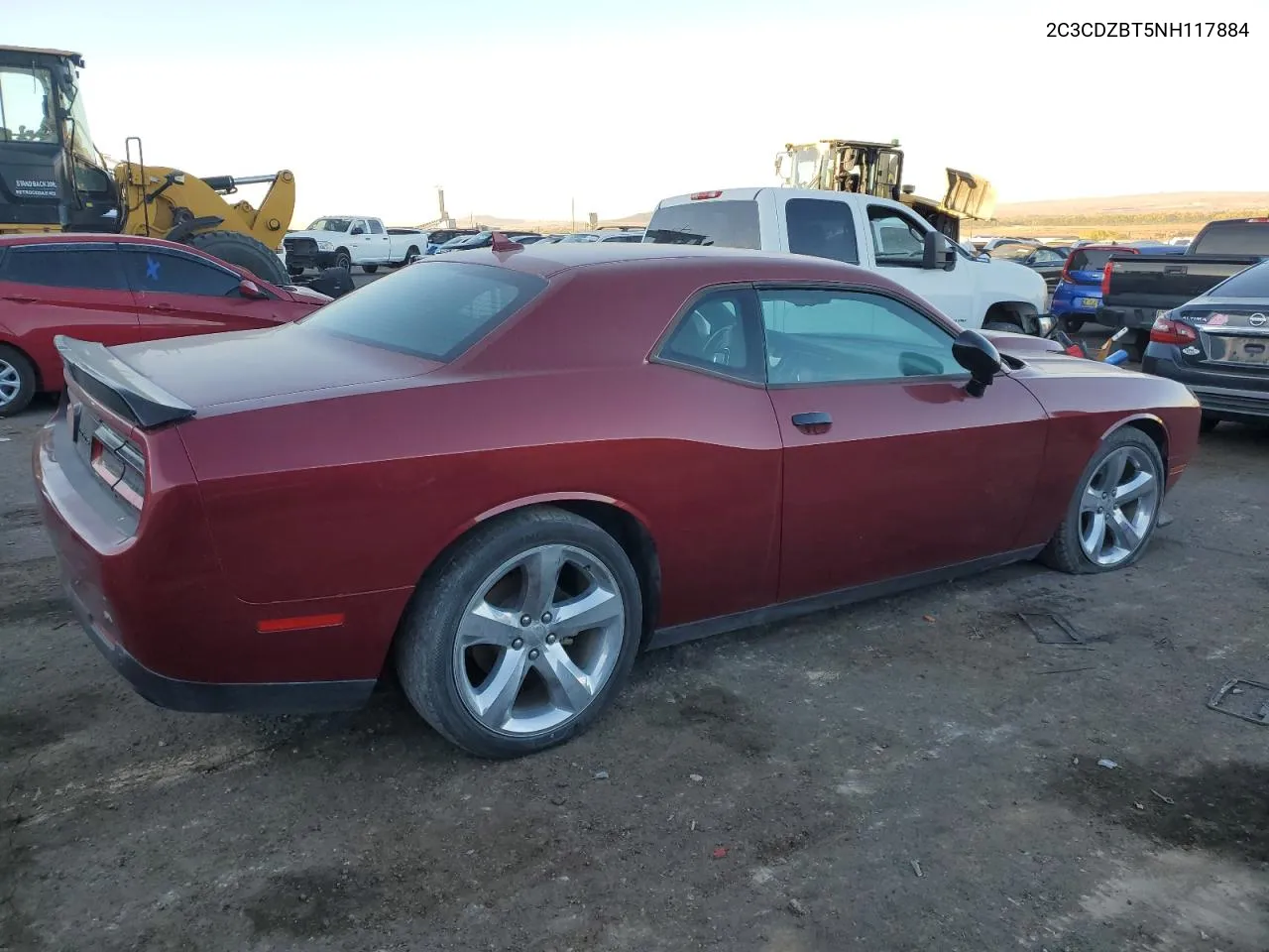 2022 Dodge Challenger R/T VIN: 2C3CDZBT5NH117884 Lot: 78540594