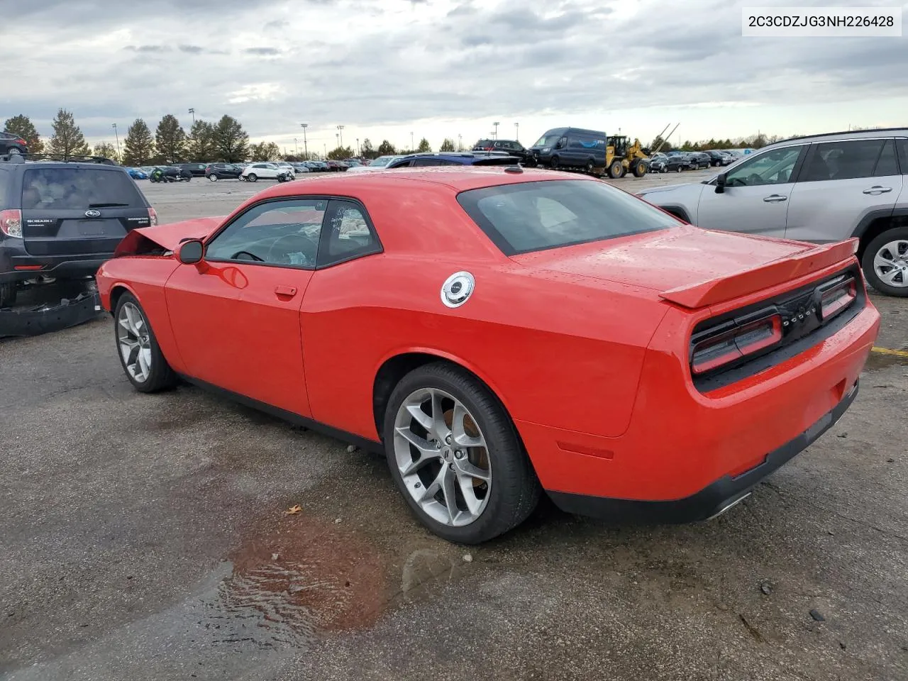 2022 Dodge Challenger Gt VIN: 2C3CDZJG3NH226428 Lot: 78750374