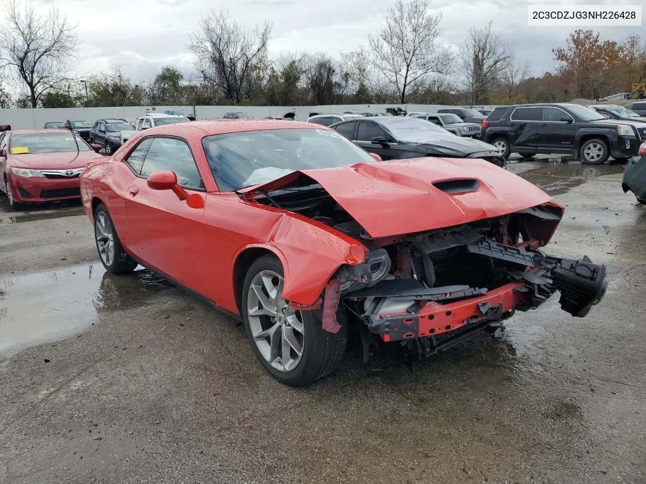 2022 Dodge Challenger Gt VIN: 2C3CDZJG3NH226428 Lot: 78750374