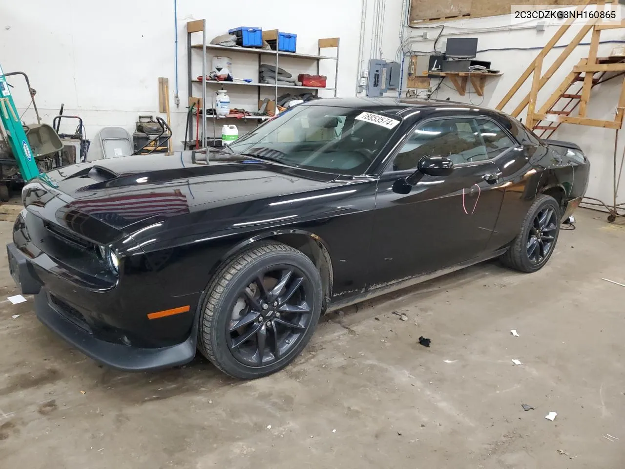 2022 Dodge Challenger Gt VIN: 2C3CDZKG3NH160865 Lot: 78853574