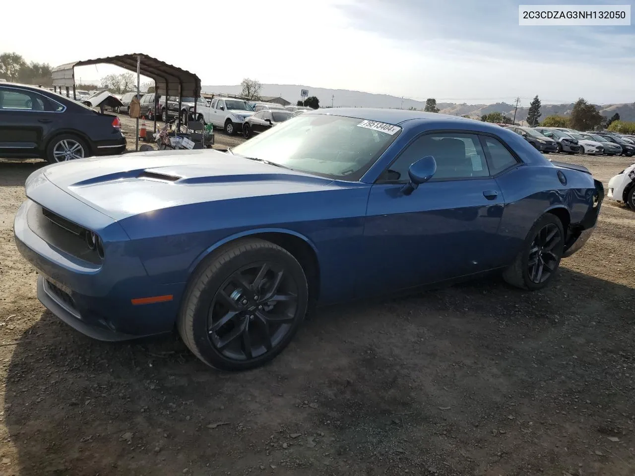 2022 Dodge Challenger Sxt VIN: 2C3CDZAG3NH132050 Lot: 79513404