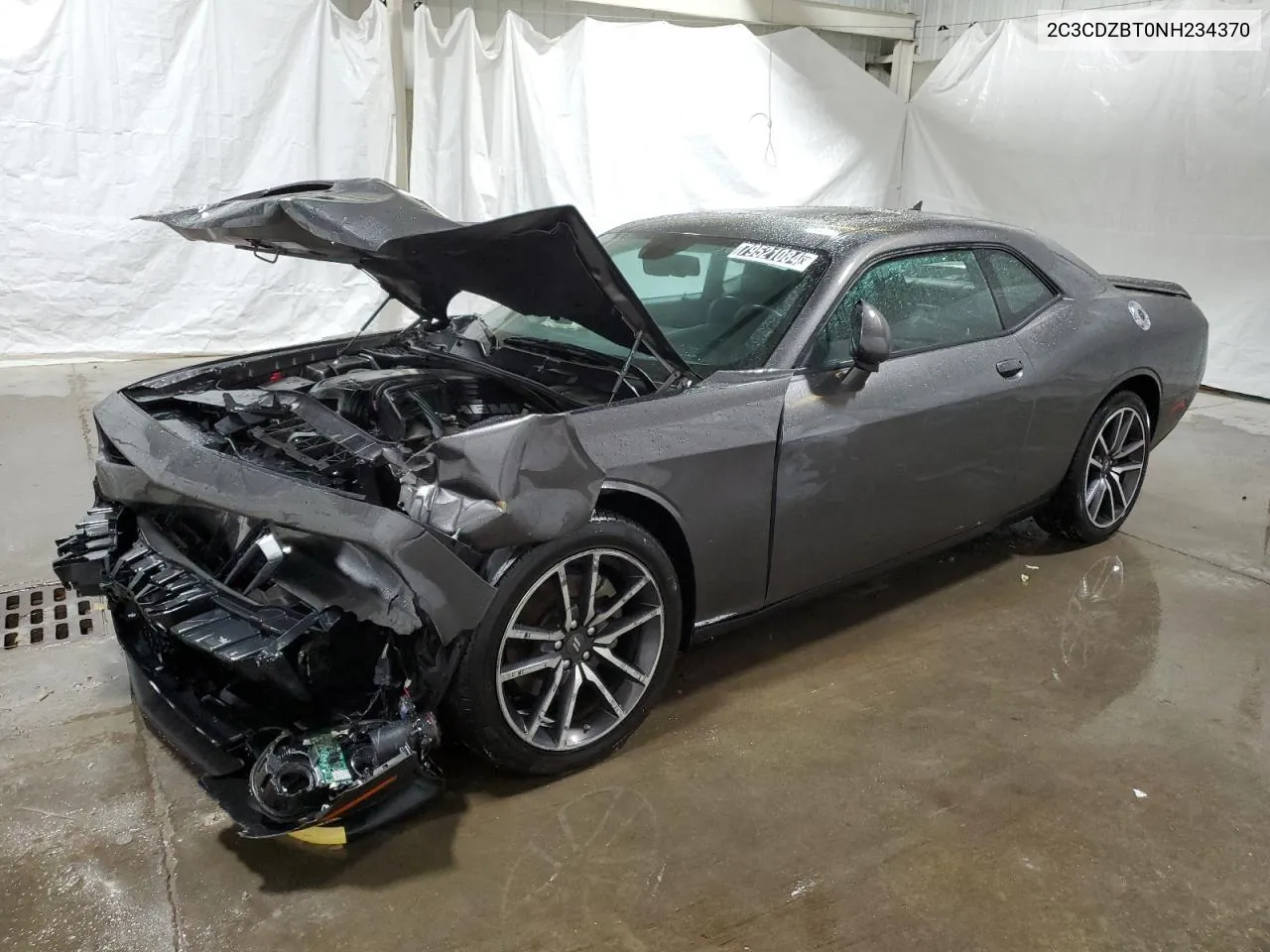 2022 Dodge Challenger R/T VIN: 2C3CDZBT0NH234370 Lot: 79521084