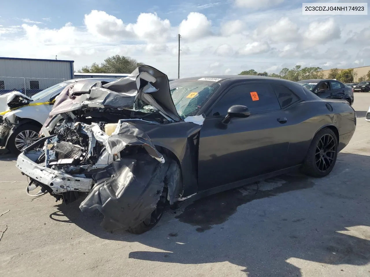 2022 Dodge Challenger Gt VIN: 2C3CDZJG4NH174923 Lot: 79890694