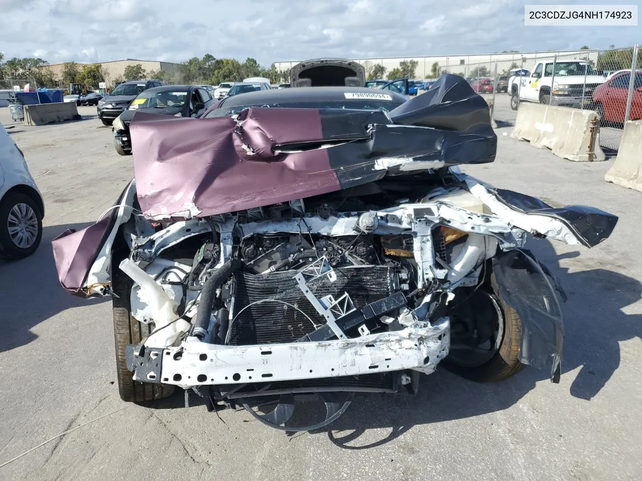 2022 Dodge Challenger Gt VIN: 2C3CDZJG4NH174923 Lot: 79890694