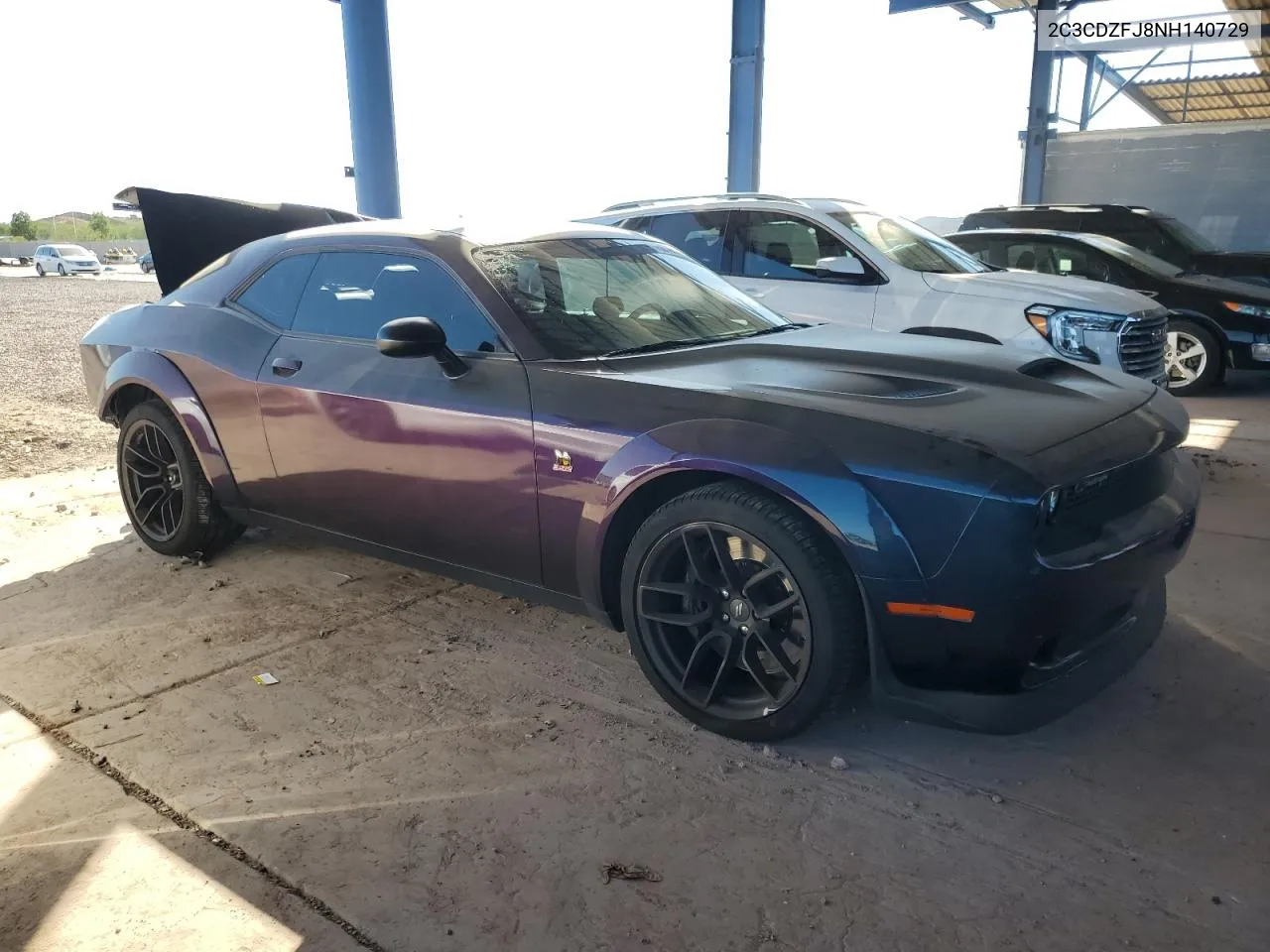 2022 Dodge Challenger R/T Scat Pack VIN: 2C3CDZFJ8NH140729 Lot: 80078044