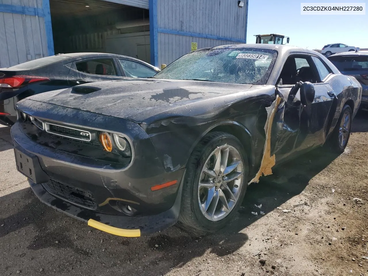 2C3CDZKG4NH227280 2022 Dodge Challenger Gt