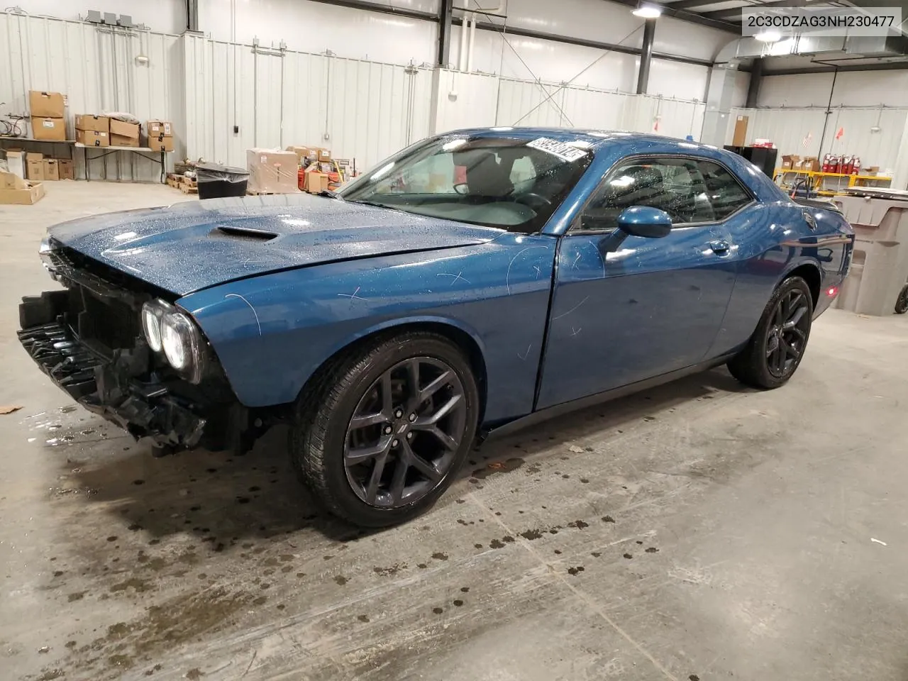 2022 Dodge Challenger Sxt VIN: 2C3CDZAG3NH230477 Lot: 80548014