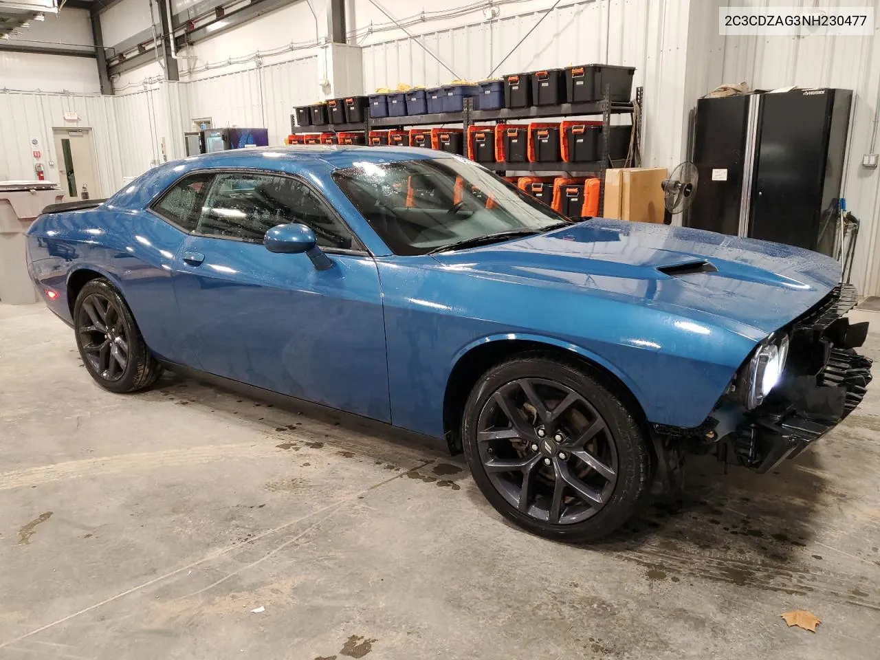 2022 Dodge Challenger Sxt VIN: 2C3CDZAG3NH230477 Lot: 80548014