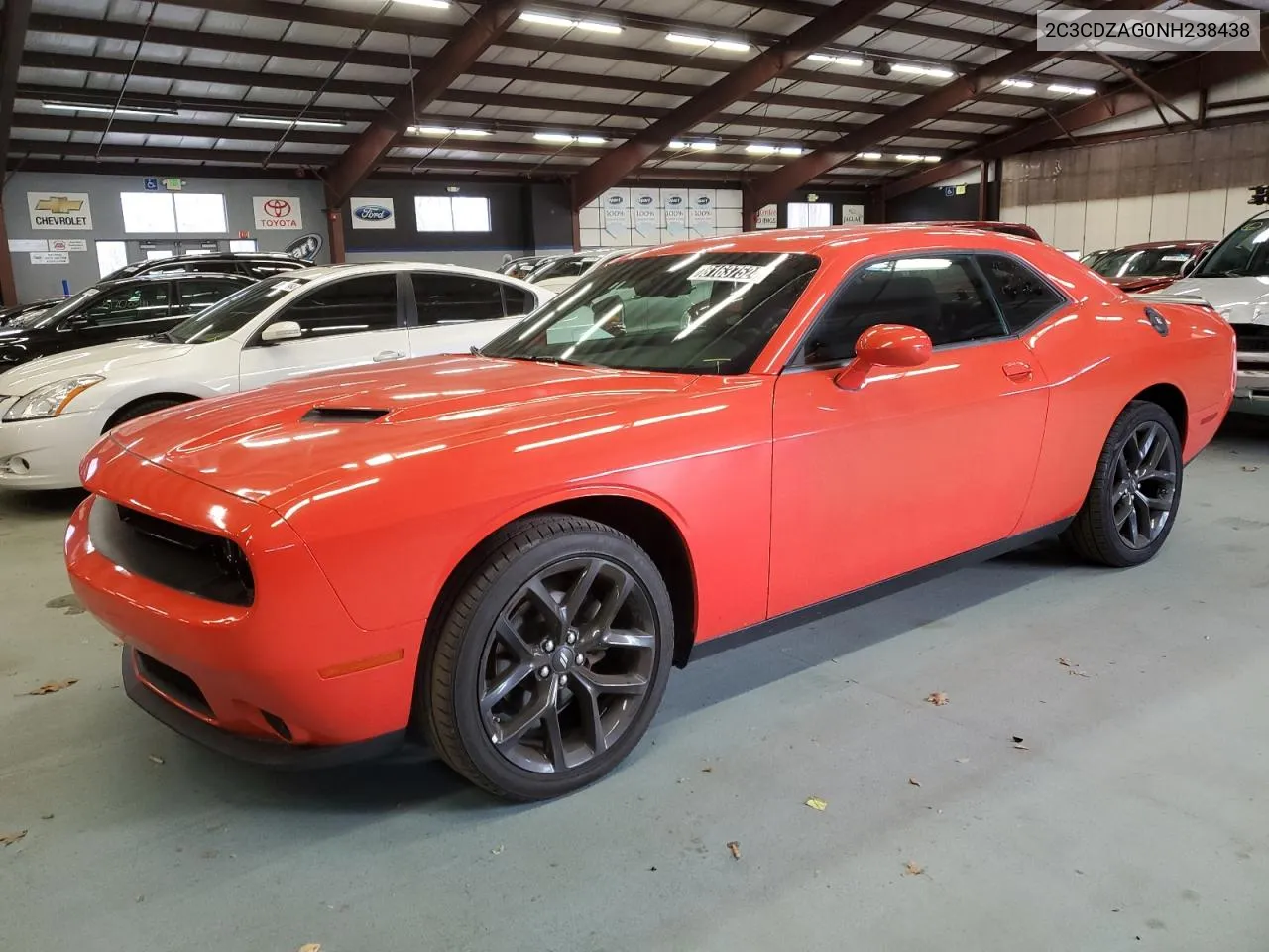 2022 Dodge Challenger Sxt VIN: 2C3CDZAG0NH238438 Lot: 81637524