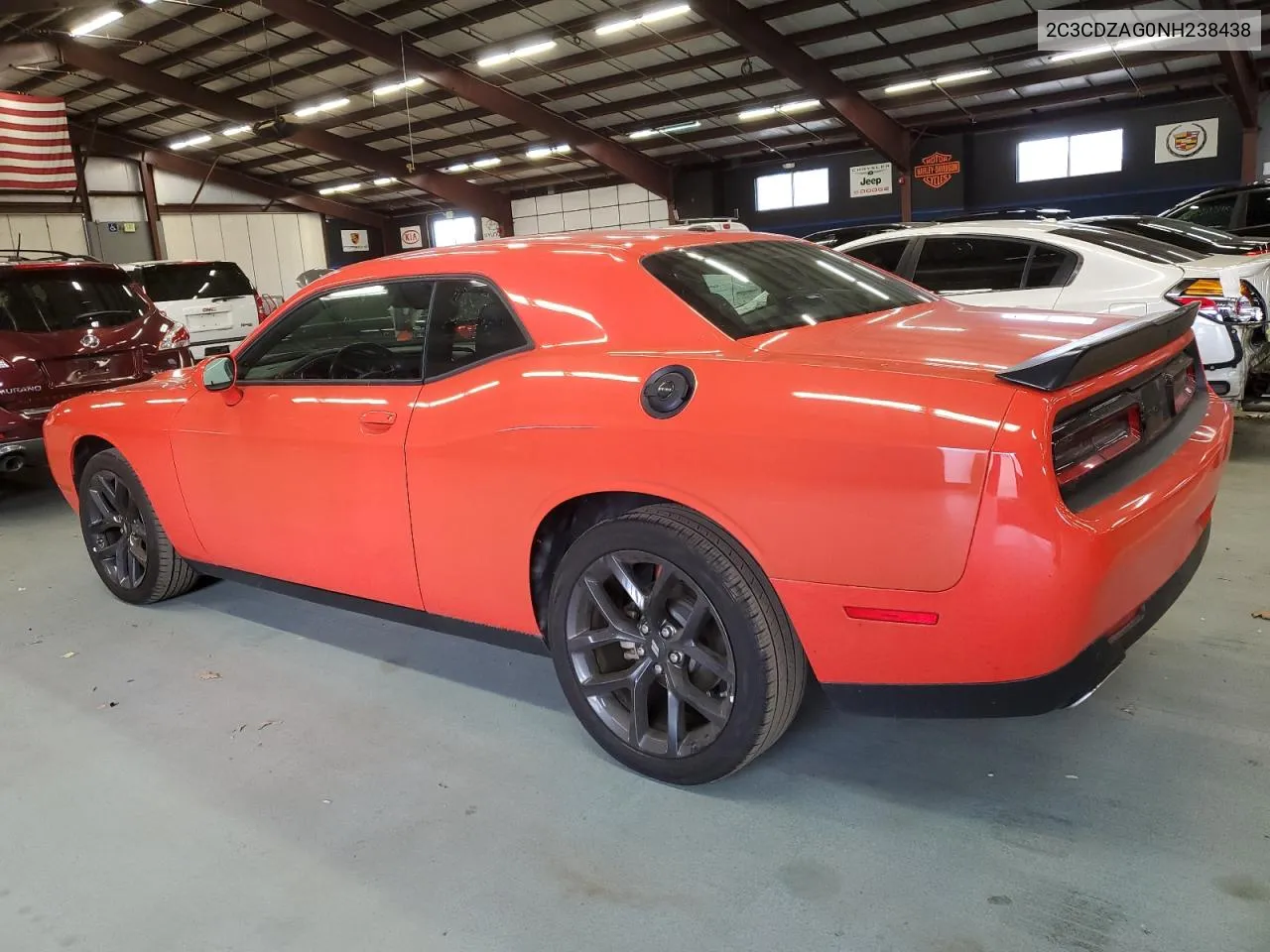 2022 Dodge Challenger Sxt VIN: 2C3CDZAG0NH238438 Lot: 81637524