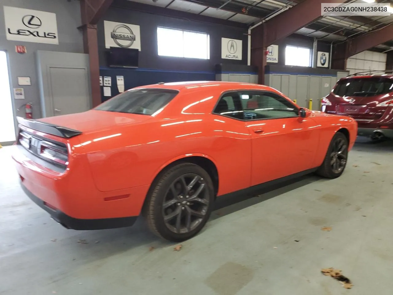 2022 Dodge Challenger Sxt VIN: 2C3CDZAG0NH238438 Lot: 81637524