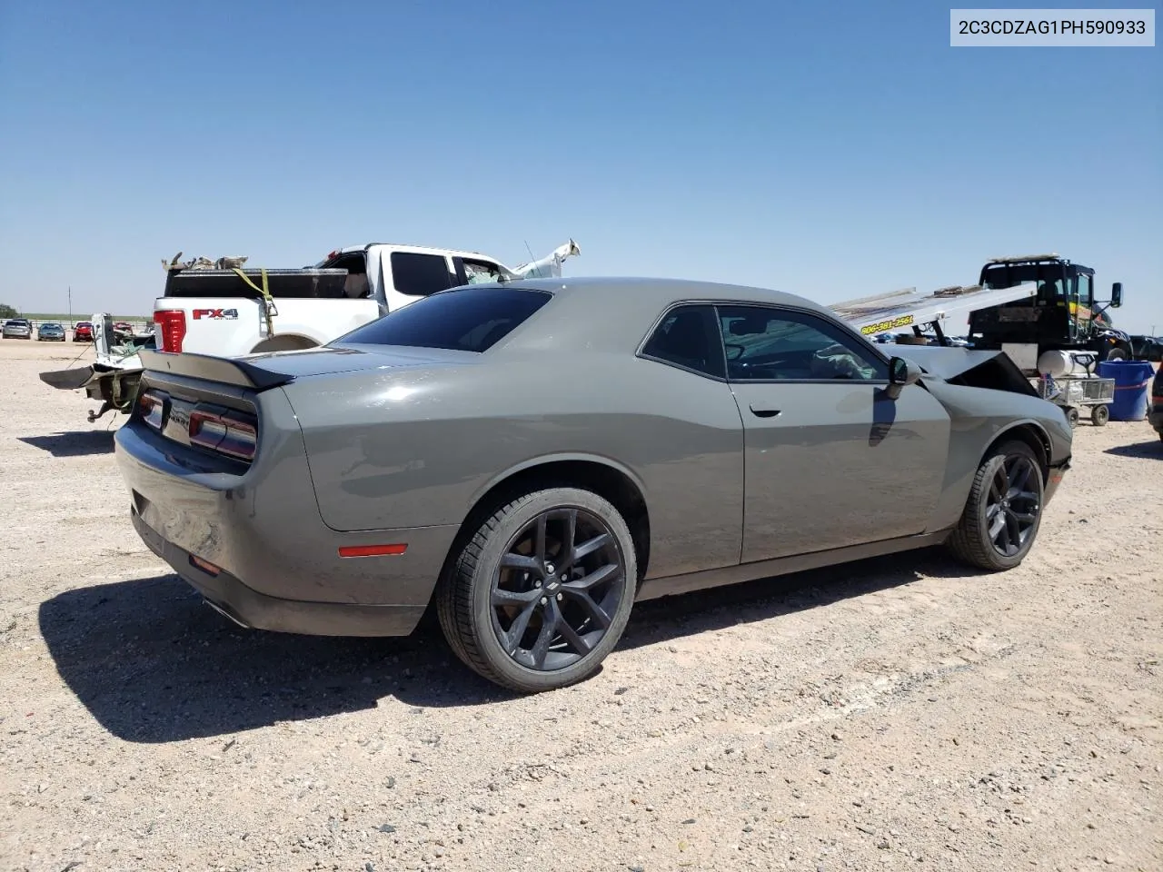 2023 Dodge Challenger Sxt VIN: 2C3CDZAG1PH590933 Lot: 53778774