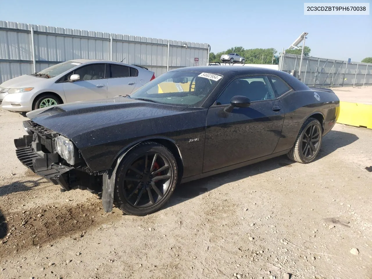 2023 Dodge Challenger R/T VIN: 2C3CDZBT9PH670038 Lot: 54602954