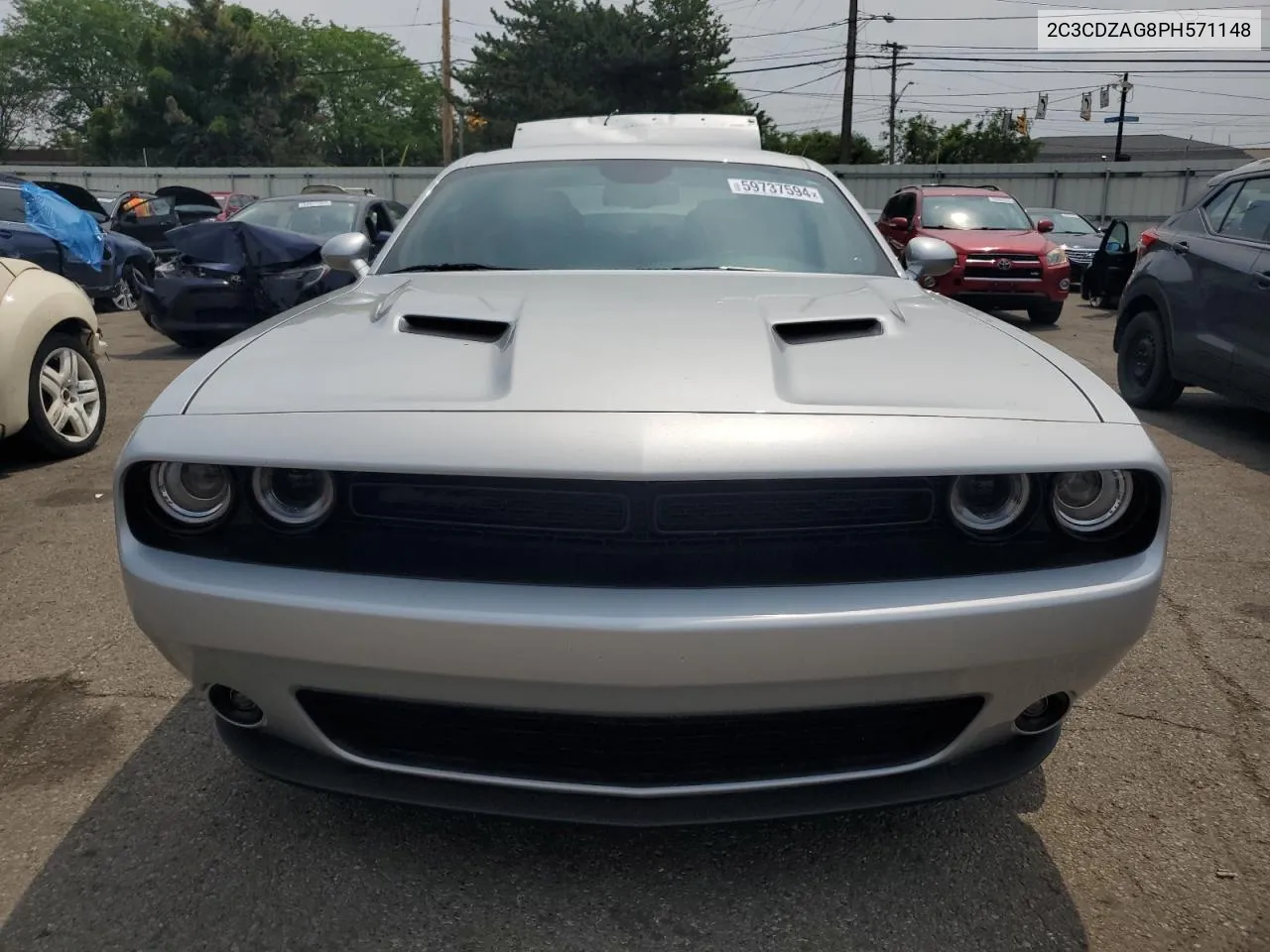 2023 Dodge Challenger Sxt VIN: 2C3CDZAG8PH571148 Lot: 59737594