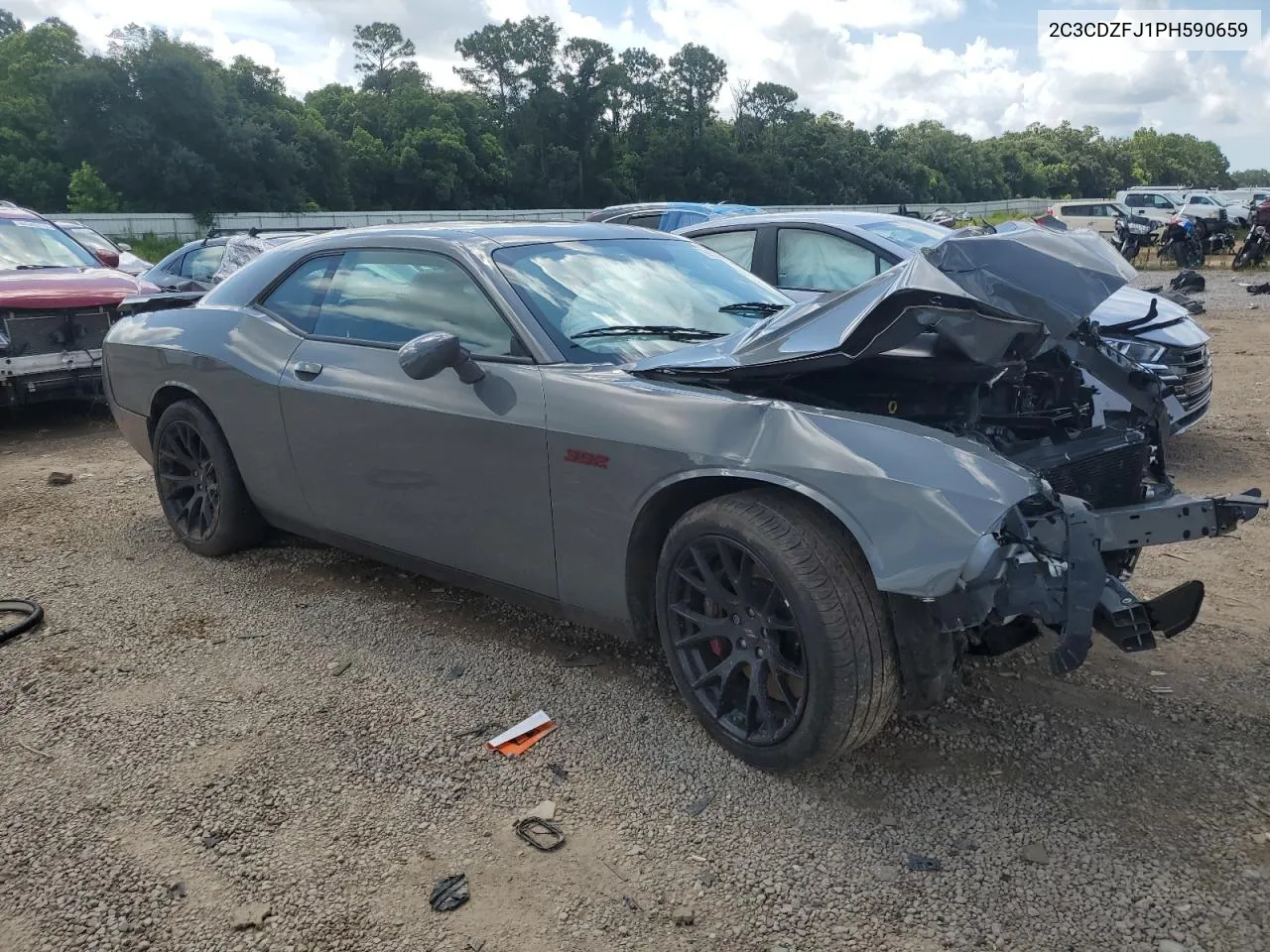 2023 Dodge Challenger R/T Scat Pack VIN: 2C3CDZFJ1PH590659 Lot: 64522764